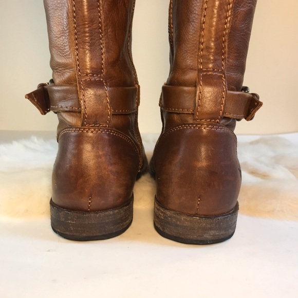 FRYE Women’s 15R Leather Riding Boot Brown 7.5 B - Picture 13 of 15